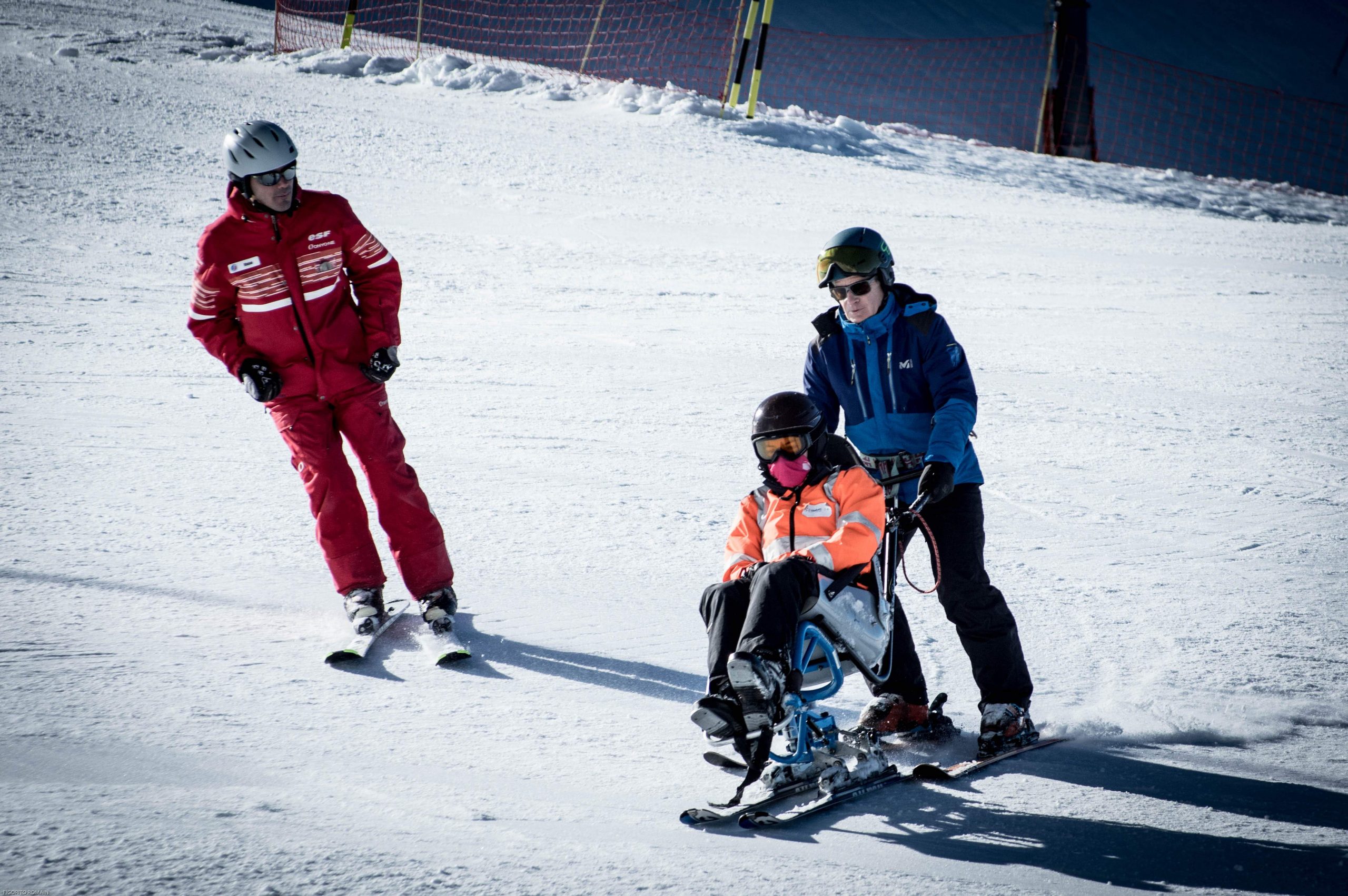 Initiation au pilotage du fauteuil ski