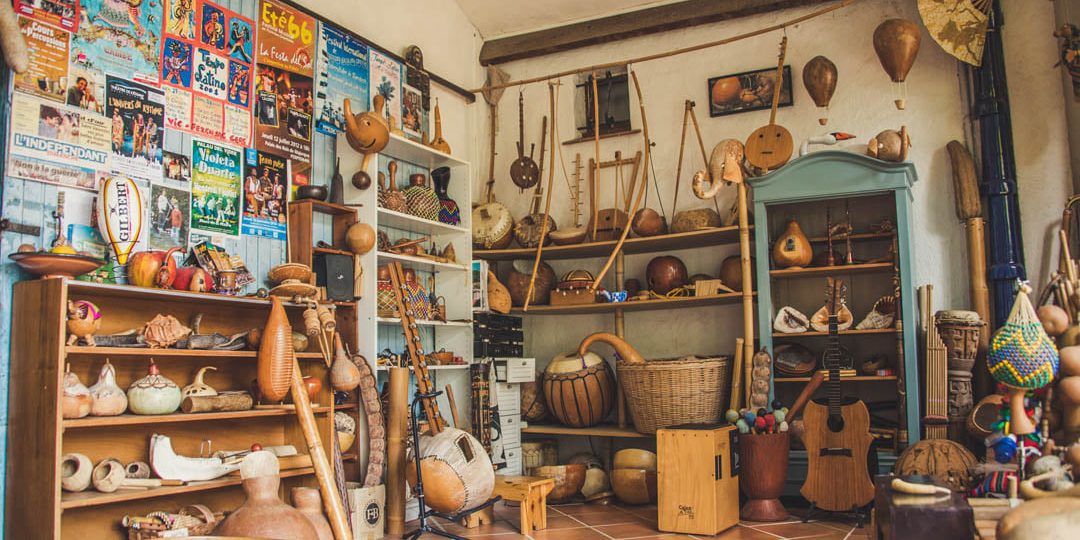 Instruments de la ferme musicale.